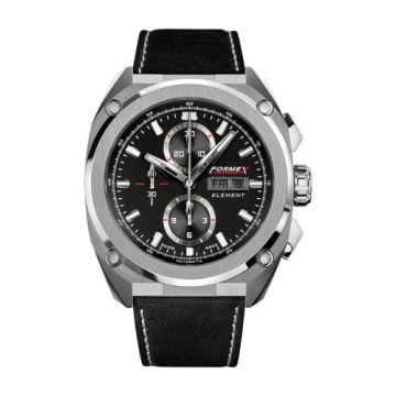 Formex Element Automatic Chronograph Full Steel / Black / Calf
