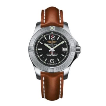 Breitling Colt Lady Volcano Black / Calf / Pin