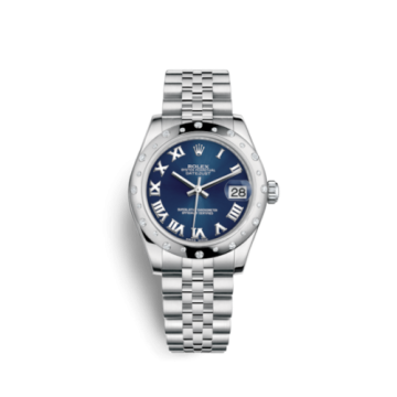 Rolex Datejust 31 Stainless Steel Domed Diamond / Jubilee / Blue - Roman