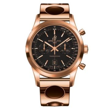 Breitling Transocean Chronograph 38 Gold / Black / Racer