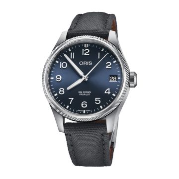 Oris Big Crown ProPilot Big Date Stainless Steel / Blue / Fabric