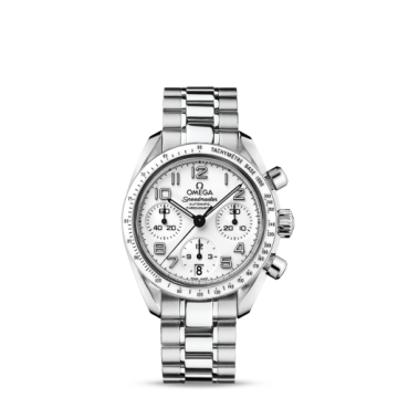 Omega Speedmaster Date 38 Stainless Steel / White / Bracelet