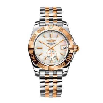 Breitling Galactic 36 Automatic Stainless Steel / Rose Gold / Pearl / Bracelet