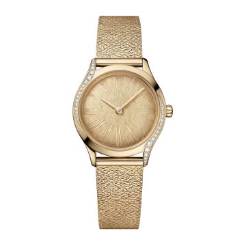 Omega Mini Trésor Quartz 26 Moonshine Gold - Diamond / Champagne / Mesh