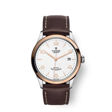 Tudor 1926 39 Stainless Steel / Rose Gold / White / Strap