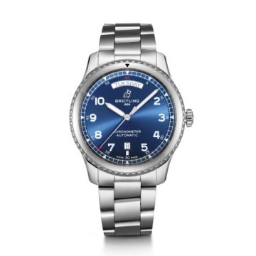 Breitling Navitimer 8 Automatic Day & Date 41 Stainless Steel / Blue / Bracelet