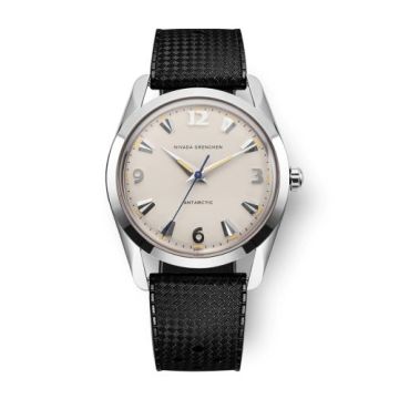Nivada Grenchen Antarctic 35 Eggshell - Beige Luminova / Stainless Steel / Tropic