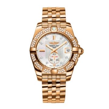 Breitling Galactic 36 Automatic Rose Gold / Diamond / Pearl Diamond / Bracelet