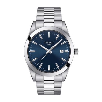 Tissot Gentleman Quartz Stainless Steel / Blue / Bracelet