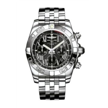 Breitling Chronomat 44 Stainless Steel / Onyx Black Roman / Bracelet