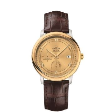 Omega De Ville Prestige Co-Axial 39.5 Power Reserve Vintage Stainless Steel / Yellow Gold / Champagne
