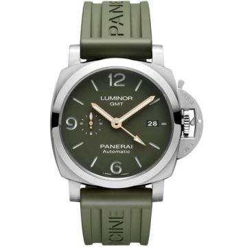 Panerai Luminor 1950 44 3 Days GMT Automatic Stainless Steel / Mahendra Singh Dhoni