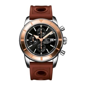 Breitling Superocean Heritage 46 Chronograph Stainless Steel / Red Gold  / Black /  Rubber