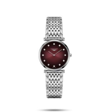Longines La Grande Classique Quartz 29 Stainless Steel / Red / Bracelet