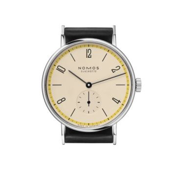 Nomos Glashütte Tangente 35 A Century of Bauhaus Yellow