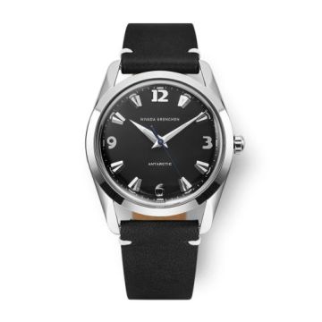 Nivada Grenchen Antarctic 35 Black - White Luminova / Stainless Steel / Black - White