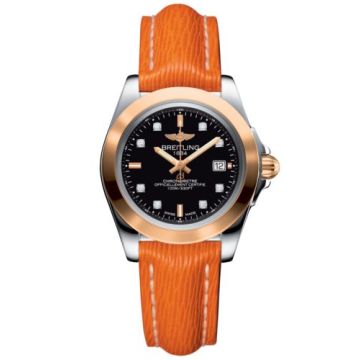 Breitling Galactic 32 Sleek Edition Stainless Steel / Rose Gold / Trophy Black Diamond / Sahara