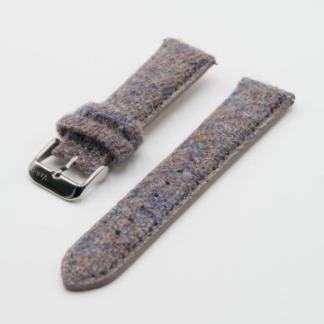 Harris Tweed Oatmeal Brown Watch Strap - 22mm