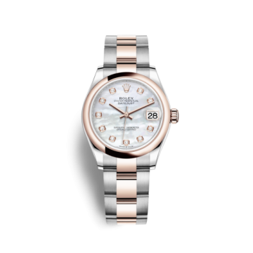 Rolex Datejust 31 Stainless Steel/ Rose Gold / Domed / MOP / Oyster