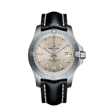Breitling Chronomat Colt 41 Automatic Silver / Calf / Pin