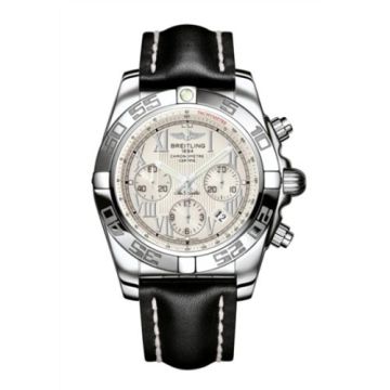 Breitling Chronomat 44 Stainless Steel / Sierra Silver Roman / Calf
