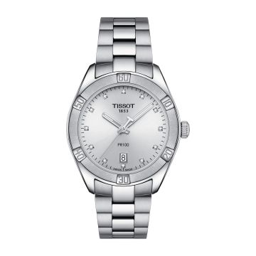 Tissot PR 100 Sport Chic 36 Stainless Steel / Silver / Bracelet