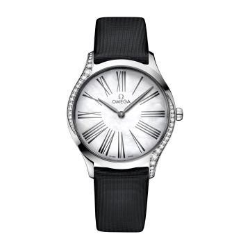 Omega De Ville Trésor 36 Stainless Steel / MOP Roman / Fabric