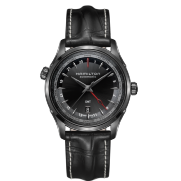 Hamilton Jazzmaster GMT 42mm PVD /  Black