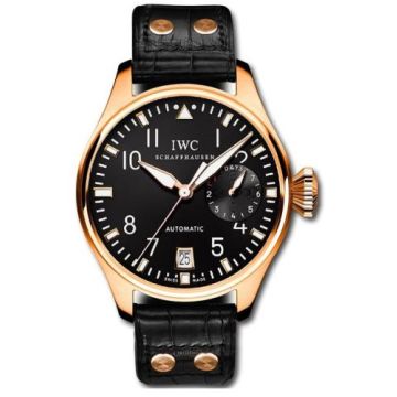IWC Schaffhausen Big Pilot Rose Gold / Black / Tourneau