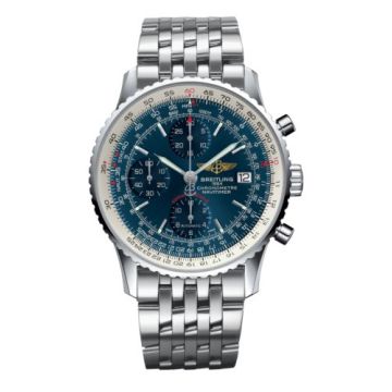 Breitling Navitimer Heritage Stainless Steel / Aurora Blue / Bracelet