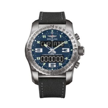 Breitling Cockpit B50 Titanium / Blue / Military / Pin