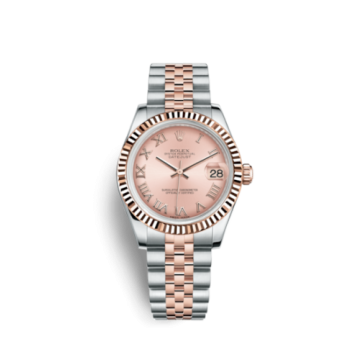 Rolex Datejust 31 Rolesor Everose Fluted / Jubilee / Pink Roman