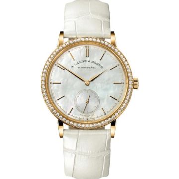 A. Lange & Söhne Saxonia Automatik Yellow Gold - Diamond / MOP