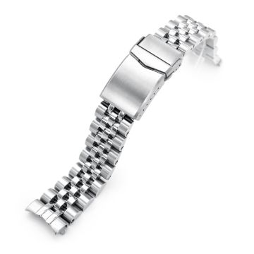 Angus-J Louis 20mm Stainless Steel Bracelet for Seiko Cocktail SSA345 SRPB41 SSA341 - 18mm