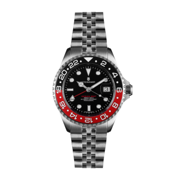 Steinhart Ocean 39 GMT.2 BLACK-RED Ceramic Diver Watch