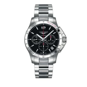 Longines Conquest Chronograph Automatic 44.5mm Black