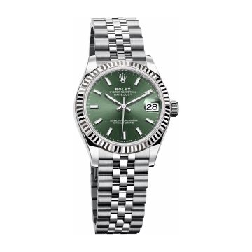 Rolex Datejust 31 Stainless Steel Fluted / Jubilee / Green