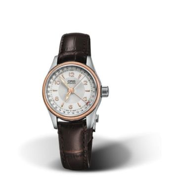 Oris Big Crown Pointer Date 29 Stainless Steel - Rose Gold / Silver