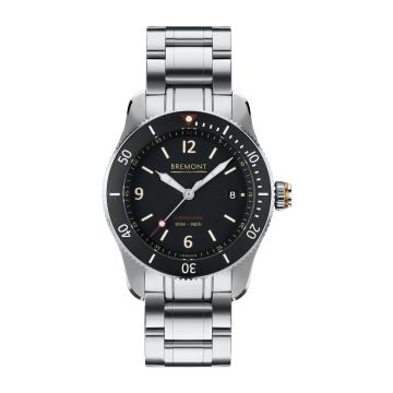 Bremont Supermarine S300 Stainless Steel / Black / Bracelet