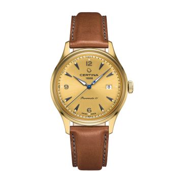 Certina DS Powermatic 80 Yellow / Champagne