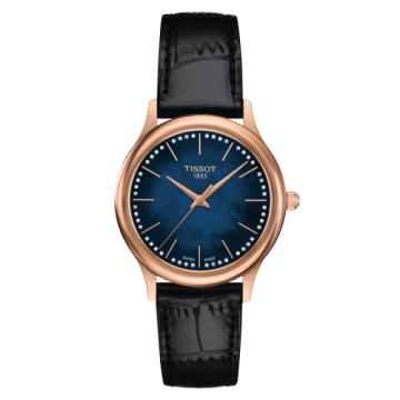 Tissot Excellence Lady Rose Gold / Blue MOP
