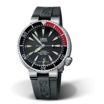 Oris Divers Date Titanium / Black / Rubber