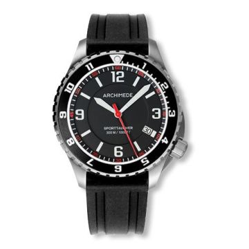 Archimede SportTaucher GMT Stainless Steel / Black / Rubber