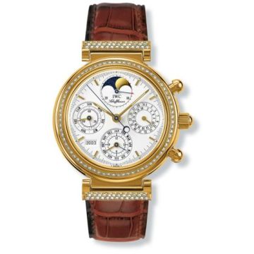 IWC Schaffhausen Da Vinci Perpetual Yellow Gold / Diamond / White / German