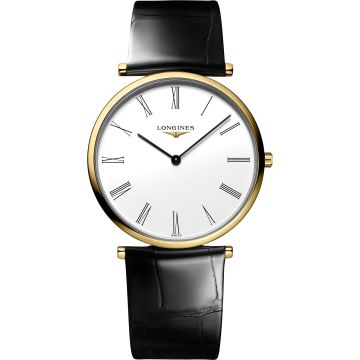 Longines La Grandes Classique Quartz 36 PVD / White Roman / Strap