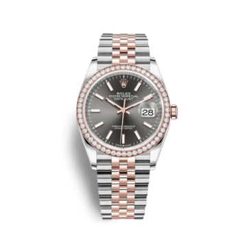 Rolex Datejust 36 Stainless Steel / Everose / Diamond / Slate / Jubilee