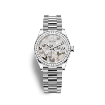 Rolex Datejust 31 White Gold / Diamond / Butterfly / President