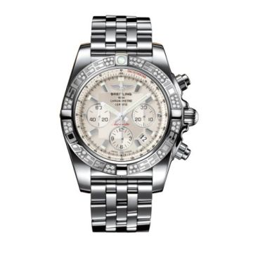 Breitling Chronomat 44 Stainless Steel / Diamond / Sierra Silver / Bracelet