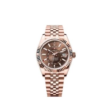 Rolex Sky-Dweller Everose / Chocolate / Jubilee