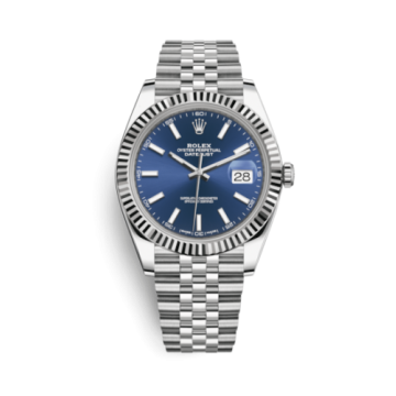 Rolex Datejust 41 Stainless Steel Fluted / Jubilee / Blue